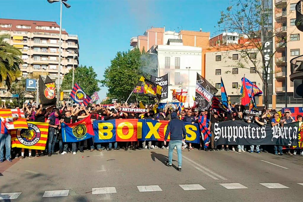 Boixos Nois in the stands