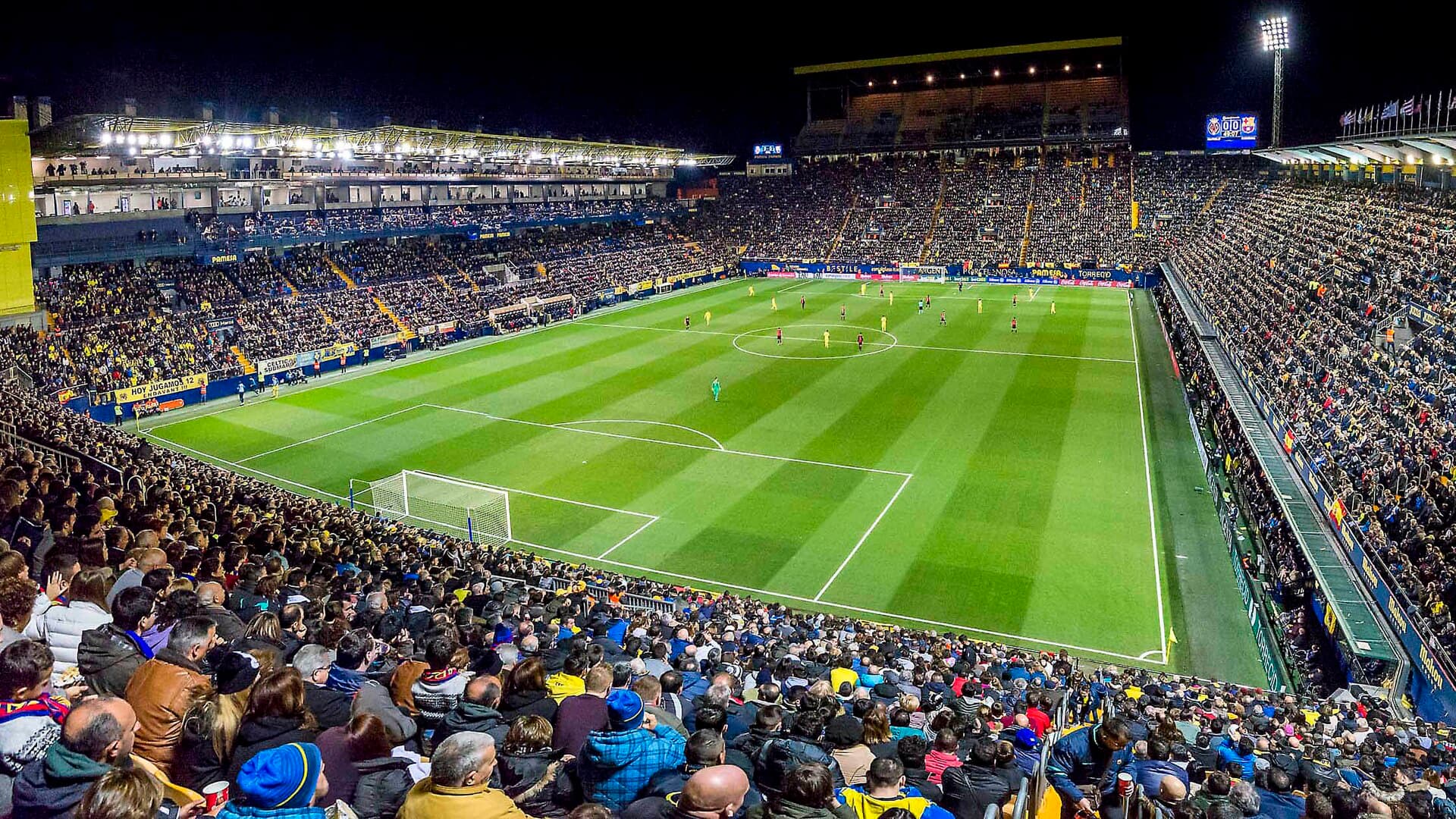 View of Estadio de la Cerámica stadium