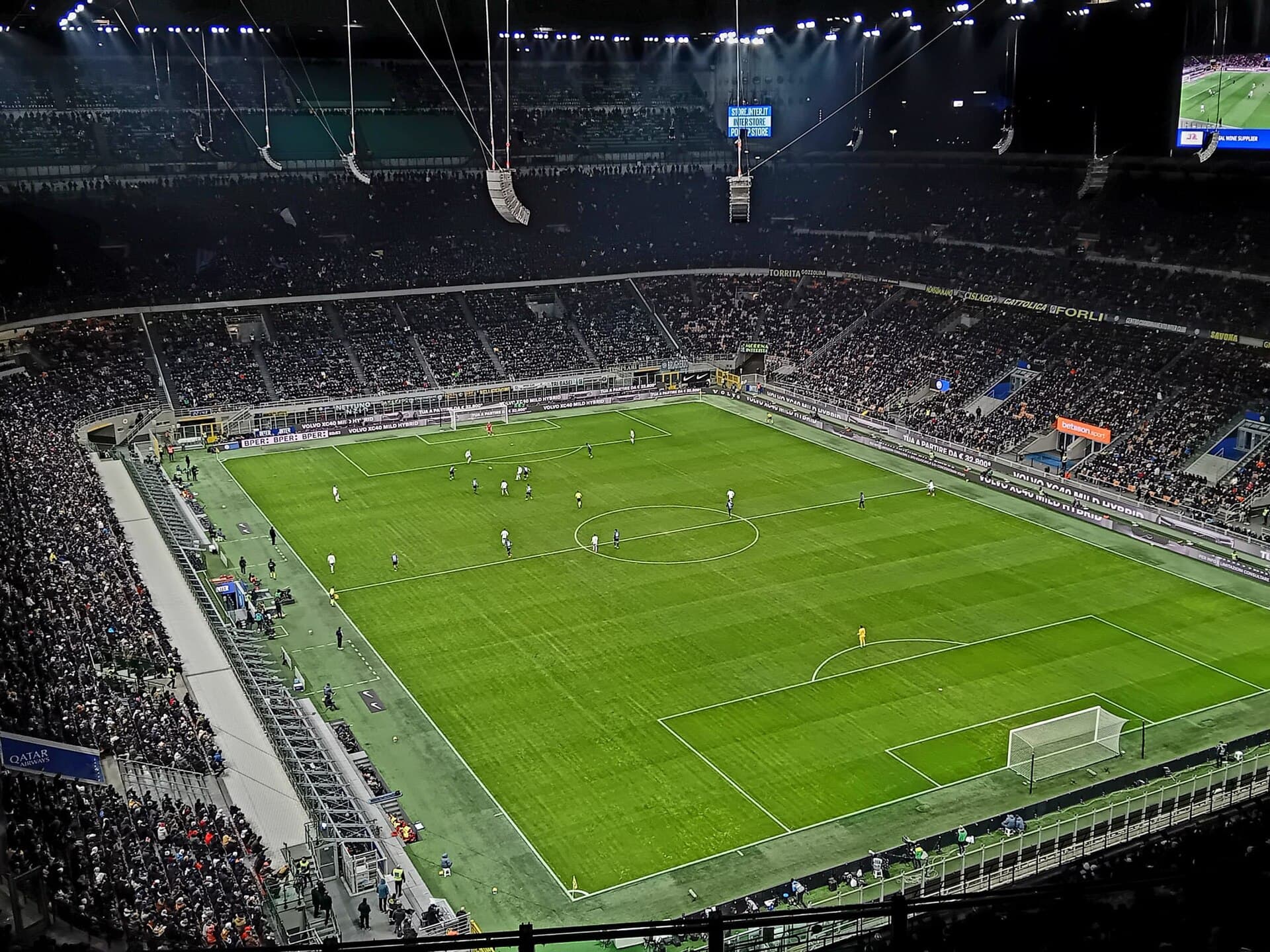 Veduta dello stadio San Siro