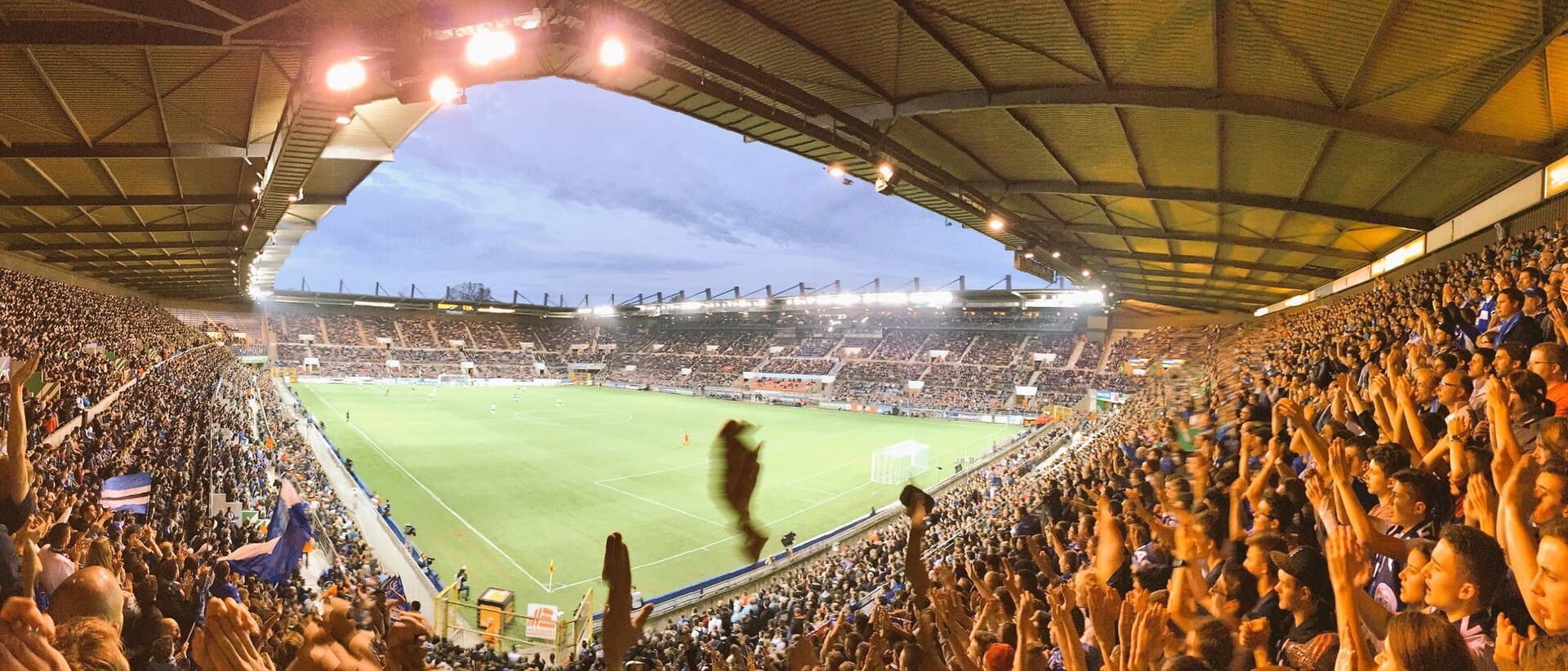 Vue du stade Stade de la Meinau