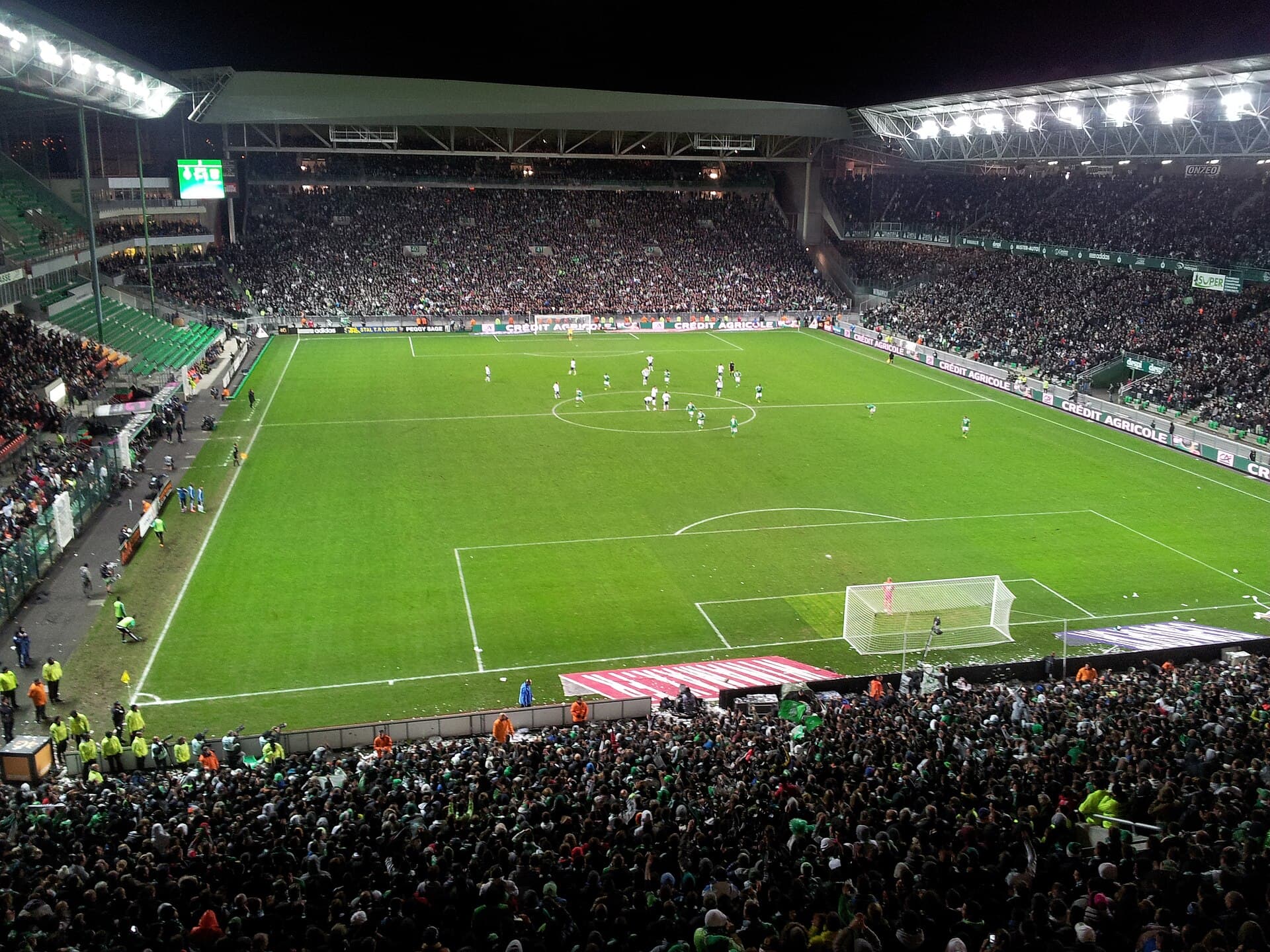 Vue du stade Stade Geoffroy-Guichard
