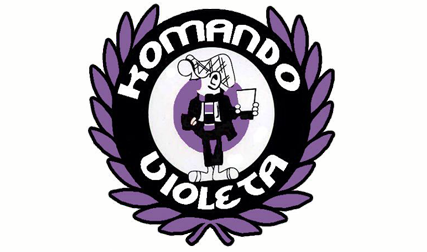 Logo de Komando Violeta
